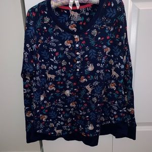 Cuddle Duds pj top size medium